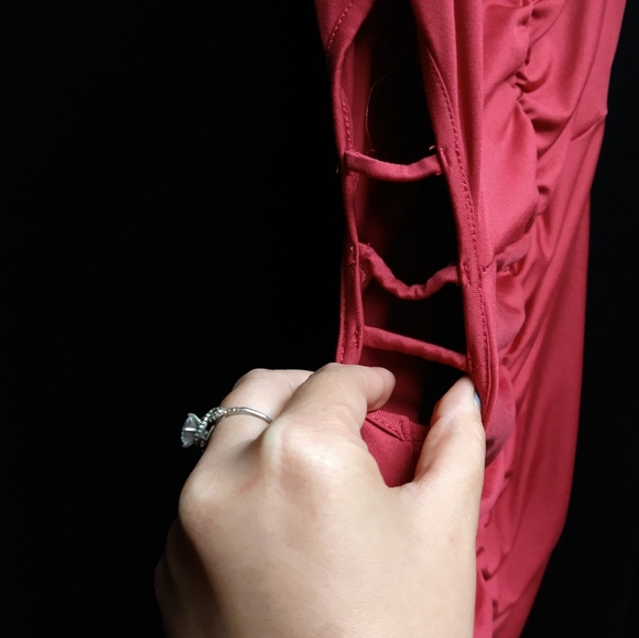 2/$20 Sexy Hot Pink Cage Tank Top - Picture 2 of 3